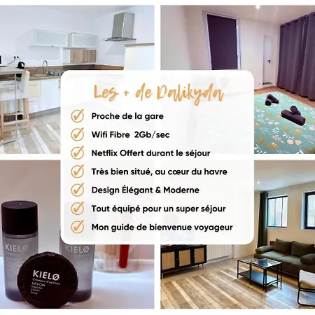 Dalikyda - Le Cosy - - Proche De La Gare Apartment Le Havre