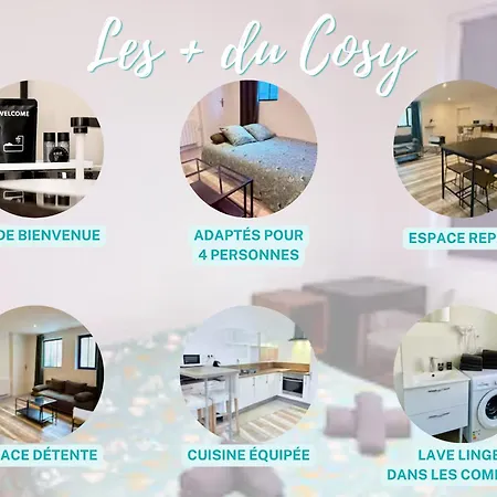 Dalikyda - Le Cosy - - Proche De La Gare Jacuzzi Apartament *